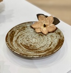 Flower Pottery Plate - 2023 by Andrea Metrailer