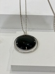 Silver Onyx Pendant- 2023 by Teresa Griffin
