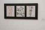 Carter Scaggs, Drawings from Sculptures, Conte Ink
