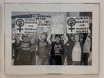 Prof Danny Hurley, Digital III, Plano Campus. Signs of Our Times, Woman's March - Archival B3W Digital Print - 2020