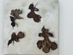 Uprooted II. Quercus Marilandica. Quercus Stellata. Blackjack & Post Oak Leaves by Eilene Carver