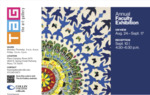 Annual Faculty Exhibition Reception Flyer