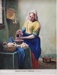 Master Copy after “Milkmaid”, Johannes Vermeer (Circa 1660) 2022 by Nelson Wong