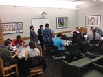 Frisco Campus Makerspace Game Night in cooperation with the American Library Association's International Games Week. Moderated by Doc's Comics & Games- 2017