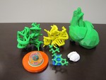 3D Printed science models created at the McKinney Campus Makerspace- August 2018
