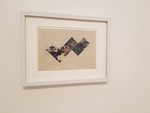 Neal Cox- Between Art and Housing. Gum Print Over Cyanotype, 2014