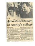 Area students turn to county's college by Candice Stephens