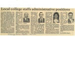 Local college staffs administrative positions page 1
