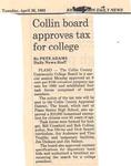 27-College board approves tax for college
