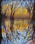 Duck Pond by Laura Johnson