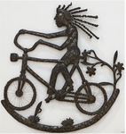 À bicyclette Metal by Jocelyn Pierre