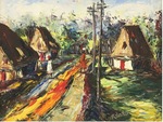 Village Scene by Raoul Viard