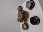 Madison Connell - Alice in Wonderland Tea Set - White Stoneware and Glaze - Ceramics II, Chris Gray